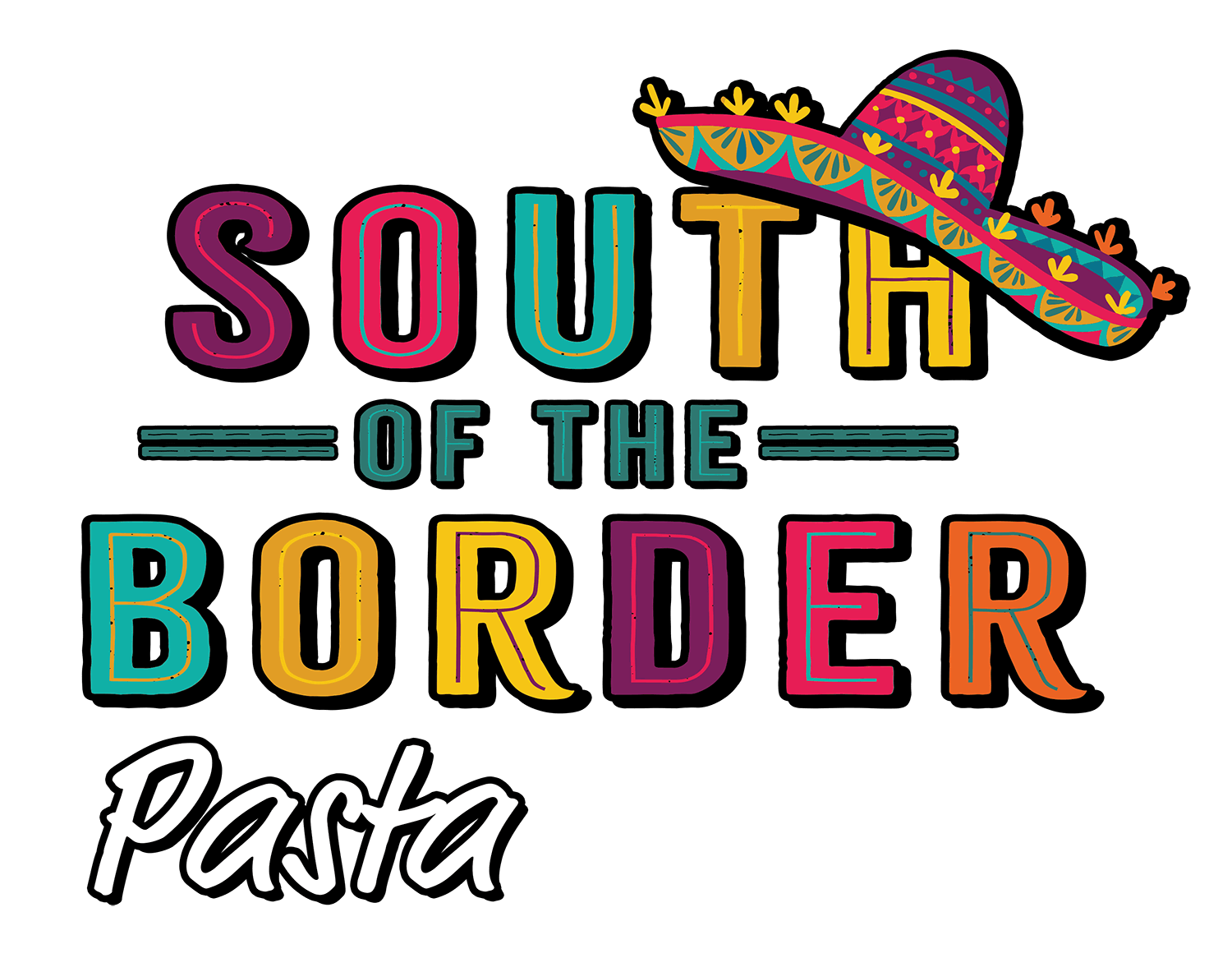 title-south-of-the-border-pasta South of the border pasta title graphic